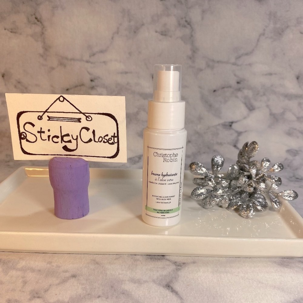 Christophe Robin Hydrating Leave-in Mist with Aloe Vera - All Hair Types, NEW